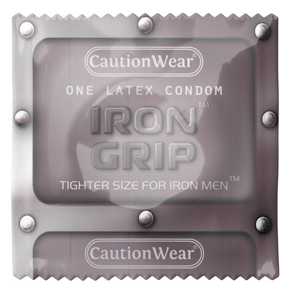 Caution Wear Iron Grip Condoms | Condom Depot